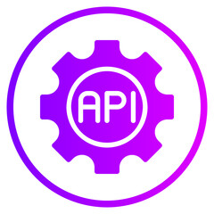 api gradient icon
