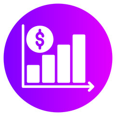 chart gradient icon
