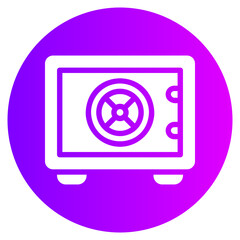 deposit box gradient icon