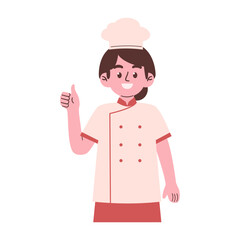 Woman chef illustration