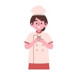Woman chef illustration