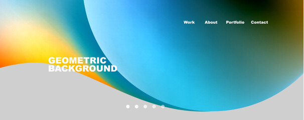 Trendy simple circle gradient abstract background. Vector Illustration For Wallpaper, Banner, Background, Card, Book Illustration, landing page