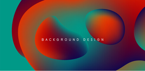 Fluid waves abstract background for covers, templates, flyers, placards, brochures, banners