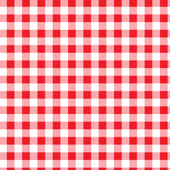 Retro Tablecloth Texture Red color Seamless Pattern Illustration, Men's Shirt Fashion Textile Fabric. Repeating Tile