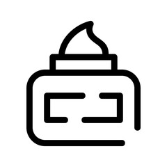 cream icon or logo isolated sign symbol vector illustration - high quality black style vector icons
