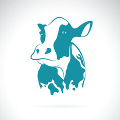 Vector of a cow design on white background. Farm Animals.