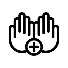 insurance healthcare icon or logo isolated sign symbol vector illustration - high quality black style vector icons
