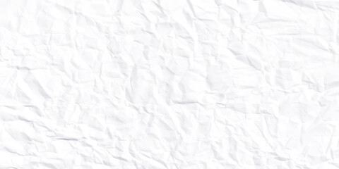 White crumpled paper. Paper texture background with pattern for design and artwork