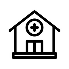 pharmacy store icon or logo isolated sign symbol vector illustration - high quality black style vector icons
