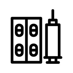 pill icon or logo isolated sign symbol vector illustration - high quality black style vector icons
