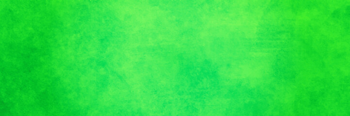 Fototapeta na wymiar green paint panorama view grunge wall background