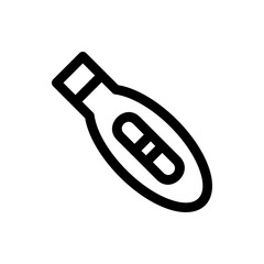 pregnancy test icon or logo isolated sign symbol vector illustration - high quality black style vector icons
