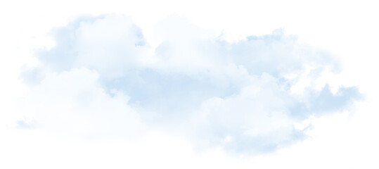 Realistic white cloud