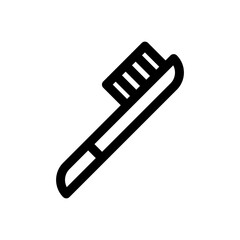 toothbrush icon or logo isolated sign symbol vector illustration - high quality black style vector icons
