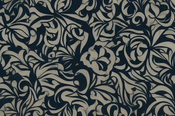 Abstract Flower Pattern Background