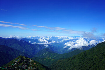 Clear Weather of Silk Route Sikkim With Sky Line view of Himalayan Range