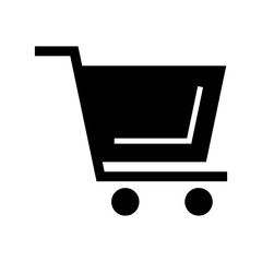 cart icon or logo isolated sign symbol vector illustration - high quality black style vector icons
