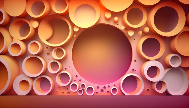 abstract 3d shape background