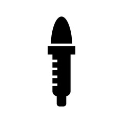 dropper icon or logo isolated sign symbol vector illustration - high quality black style vector icons
