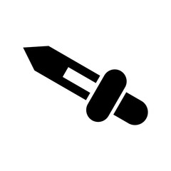 dropper icon or logo isolated sign symbol vector illustration - high quality black style vector icons
