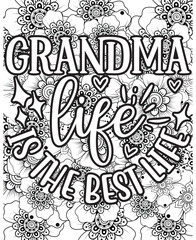 Family Quotes coloring page
