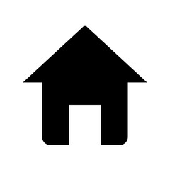 home icon or logo isolated sign symbol vector illustration - high quality black style vector icons
