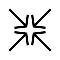 minimize icon or logo isolated sign symbol vector illustration - high quality black style vector icons
