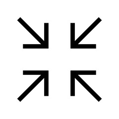 Obraz premium minimize icon or logo isolated sign symbol vector illustration - high quality black style vector icons 