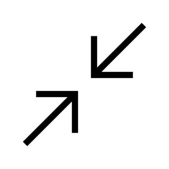 Fototapeta premium minimize icon or logo isolated sign symbol vector illustration - high quality black style vector icons 