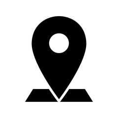 pin icon or logo isolated sign symbol vector illustration - high quality black style vector icons
