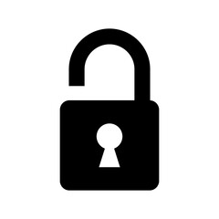 unencrypted icon or logo isolated sign symbol vector illustration - high quality black style vector icons
