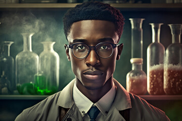 black young chemist