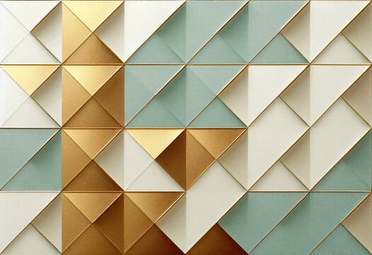 classic ornament, seamless deisgn, minimalist, white and gold colors,palin background, craft paper, tile. generative AI