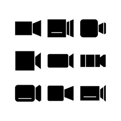 video icon or logo isolated sign symbol vector illustration - high quality black style vector icons
