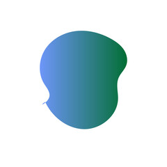 Green Gradients Aesthetics Blob