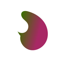 Green Gradients Aesthetics Blob