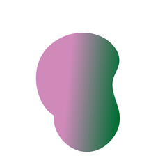 Green Gradients Aesthetics Blob
