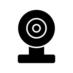 webcam icon or logo isolated sign symbol vector illustration - high quality black style vector icons

