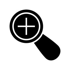 zoom in icon or logo isolated sign symbol vector illustration - high quality black style vector icons
