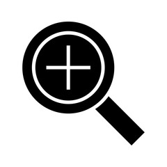 zoom in icon or logo isolated sign symbol vector illustration - high quality black style vector icons
