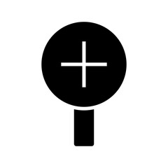 zoom in icon or logo isolated sign symbol vector illustration - high quality black style vector icons
