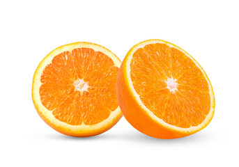 orange isolated on white background