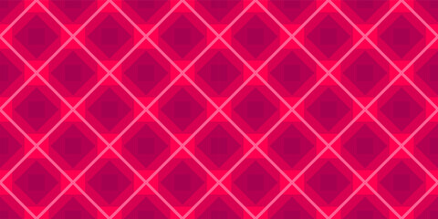 Pattern seamless diamond shaped rhombus modern vector tile decor texture graphic illustration, geometric checkered lattice square ornament red pink abstract background print repeated for fabric image