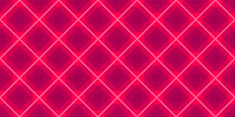 Pattern seamless diamond shaped rhombus modern vector tile decor texture graphic illustration, geometric checkered lattice square ornament red pink abstract background print repeated for fabric image