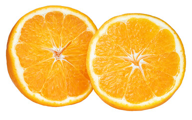 Fresh Orange fruit on whithe background, Dekopon orange or sumo mandarin tangerine on white PNG File.