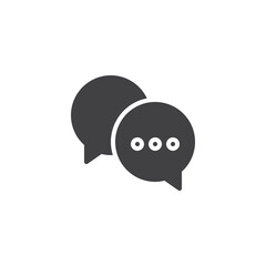 Dialogue messages vector icon