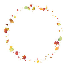 Leaves Falling Autumn Foliage Chaotic Leaf Flying