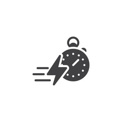 Fast service vector icon
