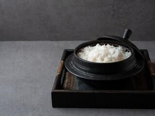  Rice Cooked in an Iron Pot