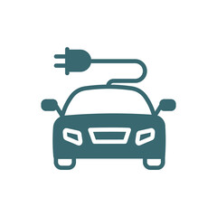 solar energy car icon. Filled solar energy car icon from ai and future technology collection. Glyph vector isolated on white background. Editable solar energy car symbol can be used web and mobile